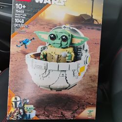 Grogu With Hover Pram Lego Set