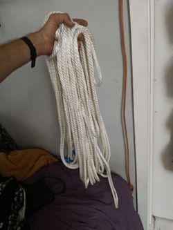 White Braided Nylon Rope Bundle