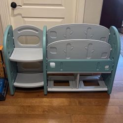 Plastic Book And Toy Storage 