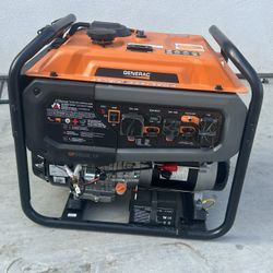 Generac 12500/9500-Watt Tri-Fuel Portable Generator, Easy-To-Use Electric Start, Wheel and
