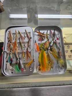 Vintage lures and flies