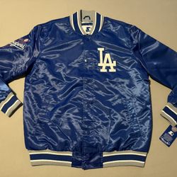 Starter Los Angeles LA Dodgers Force Play Baseball Jacket Brand New BNWT