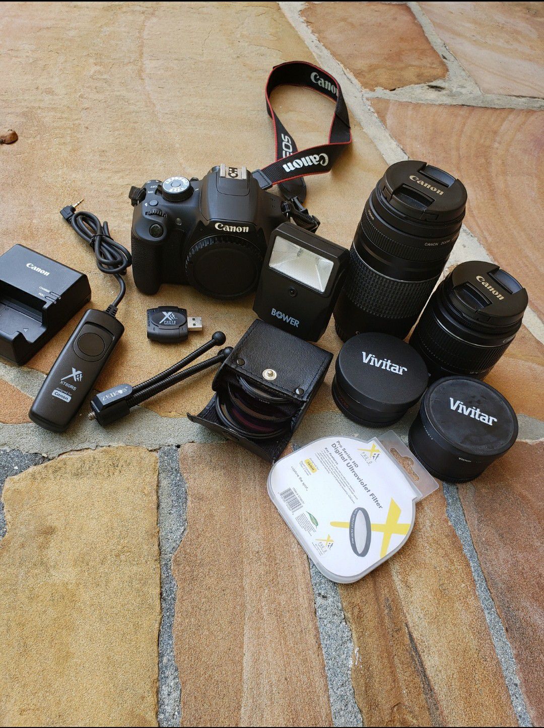 Canon EOS Rebel 1200D Camera Lens Flash Filters