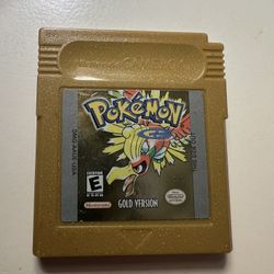 Pokemon Gold version for Gameboy authentic