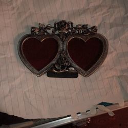 Double Heart Picture Frame 