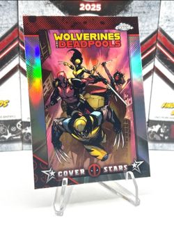 2025 Topps Chrome Marvel - Wolverines & Deadpool’s “Cover Stars" #CS-26 Refractor