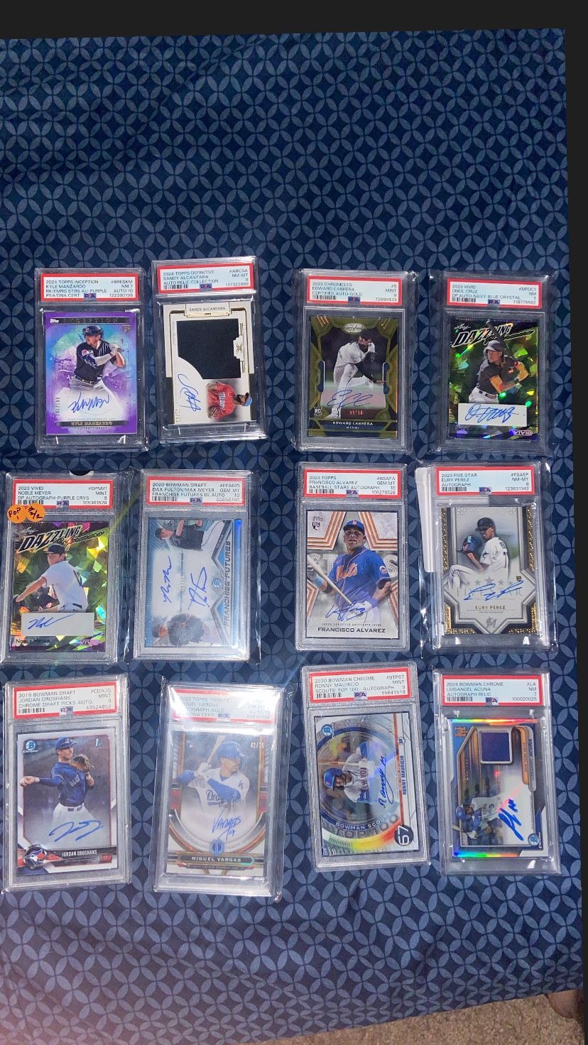 MLB Psa Auto Baseball Cards