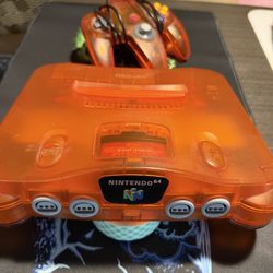 Nintendo 64 Fire Orange