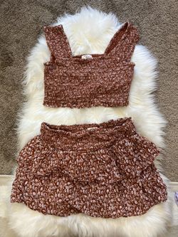 Floral Two Piece Set 