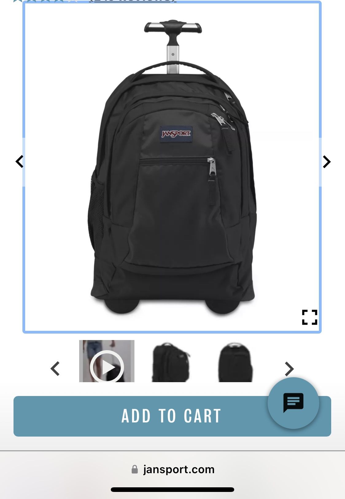 Jansport Rolling Luggage/ Backpack 