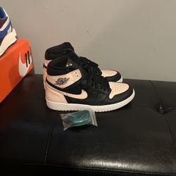 Jordan 1 Black Crimson Tint Sz 9