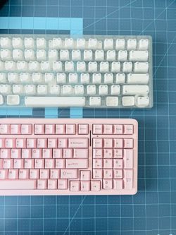 Aula F99 pink, mechanical, keyboard, silent, cotton candy switch