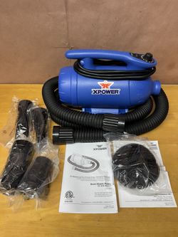 XPOWER B-24 Professional Pet Grooming Force Dryer with Powerful and Quiet Motor, Variable Speed and Extra Heat, Versatile For All Coats and Breeds