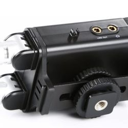 DSLR Mount Stereo Condenser Microphone + Accessories NEW