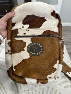 Keep It Gypsy Upcycle LV Brown Pony Slingbag