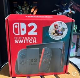 Nintendo Switch 2 Bundle with Mario Kart World Brand New Ready to Go $530