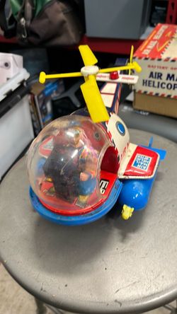 Air Mail Helicopter Vintage Toy with Box