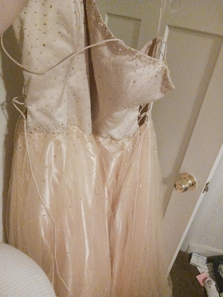 Strapless Wedding Dress Or Ballgown Dress