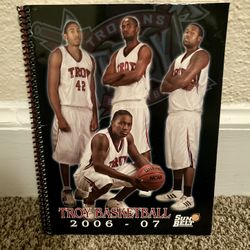 Troy Trojans 2006-2007 Basketball Book 