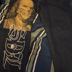 Skeleton SDL Jeans Navy/Tan