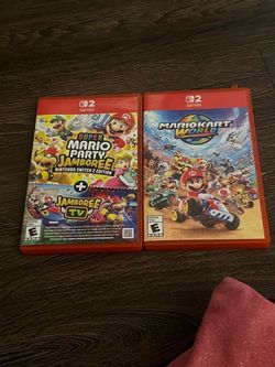 Nintendo Switch 2 Game Bundle – Mario Kart World & Super Mario Party Jamboree