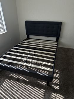 Upholstered Queen bed frame