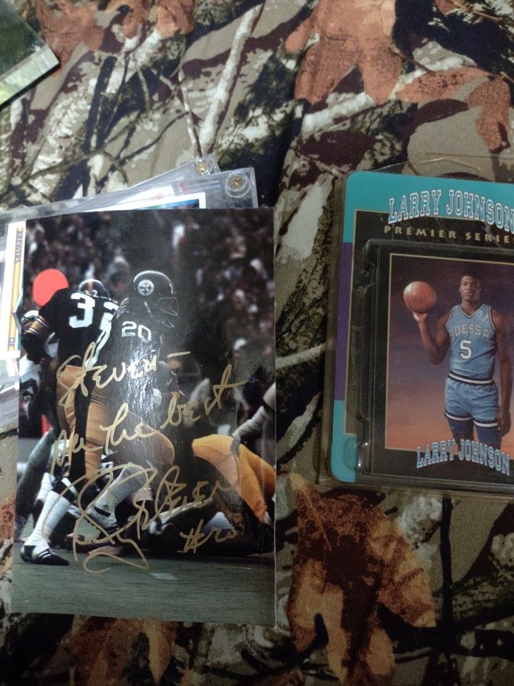 Football Hall Of Famer Signed.