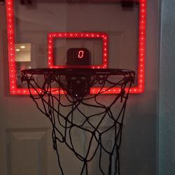Basketball Game With Lights 
