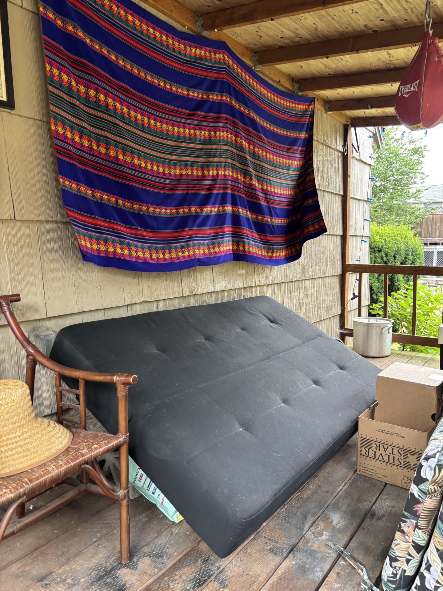 Black Futon Couch - $50
