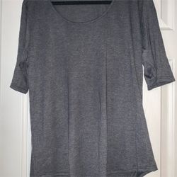 WOMENS XL TOP SHIRT GREY