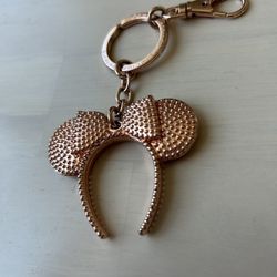 Minnie Mouse Keychain - Rosegold