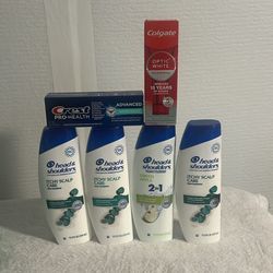 Head & Shoulders Shampoo & Crest Toothpaste 