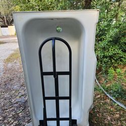 Old Cast Iron Bath Tub