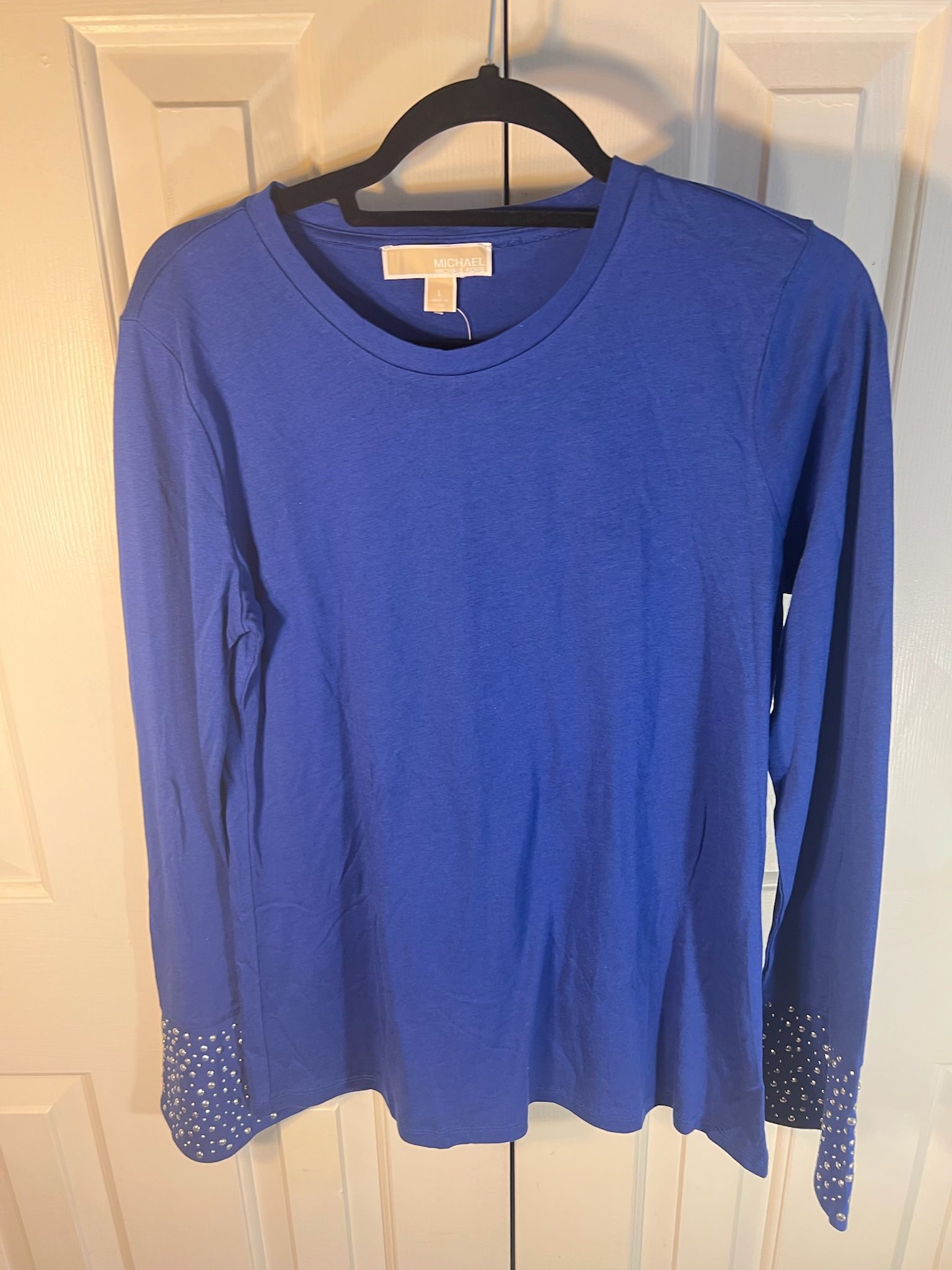 Blue Michael Kors sleeve blue Tee