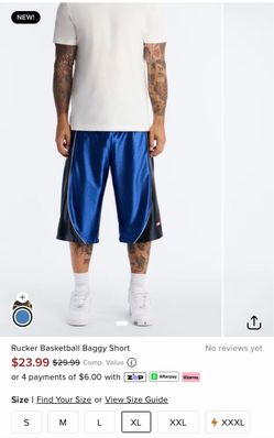 Baggy shorts XL nova men