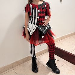 Halloween costume Harlequin