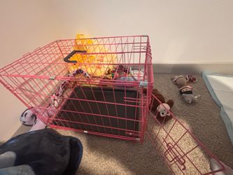 Small pink cage