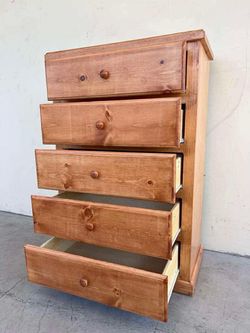 5  Drawer pinewood oak wood
