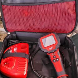 MILWAUKEE M12 12V LITHIUM-ION  CORDLESS M-SPECTOR 360 DIGITAL INSPECTION CAMERA , WITH BATTERY AND CHARGER 