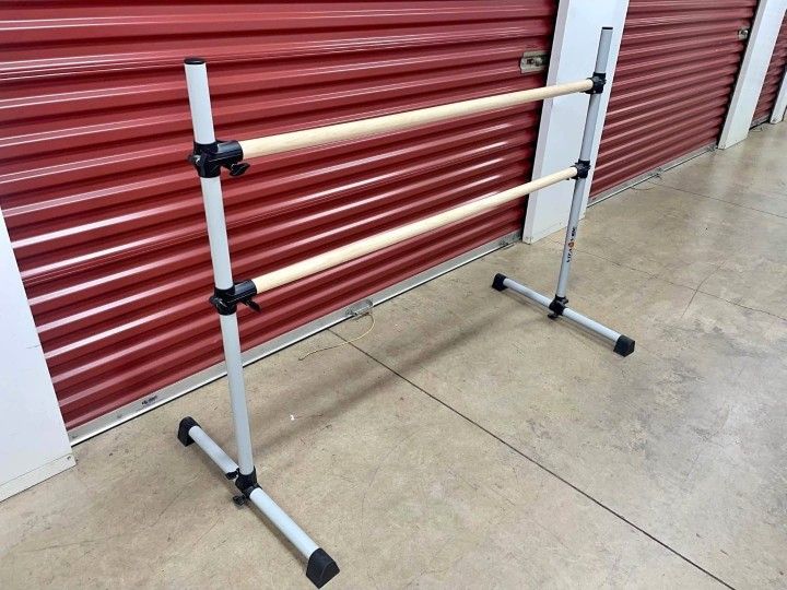 Prodigy Series: ASH Wood Double Bar Freestanding Ballet Barre