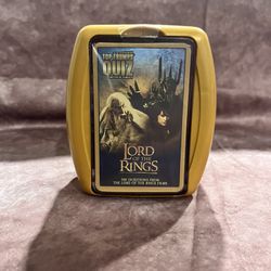 Top Trumps Lord of The Rings Quiz Game