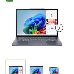 Acer Swift 14 Ai Laptop  Acer Swift 14 Al - Qualcomm Snapdragon - 1TB Storage - SF14-11T-X3RZ