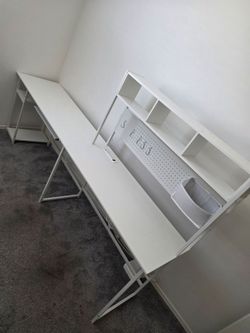 Large white desk