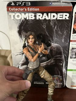 Tomb Raider Lara Croft Action Figure Play Arts Kai Survival Kit PS3