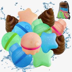 BRAND NEW NATATUNA 12 Piece Reusable Water Balloons 