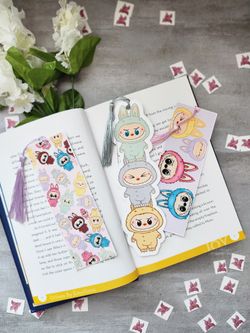 Labubu Bookmarks - Laminated Bookmarks $5