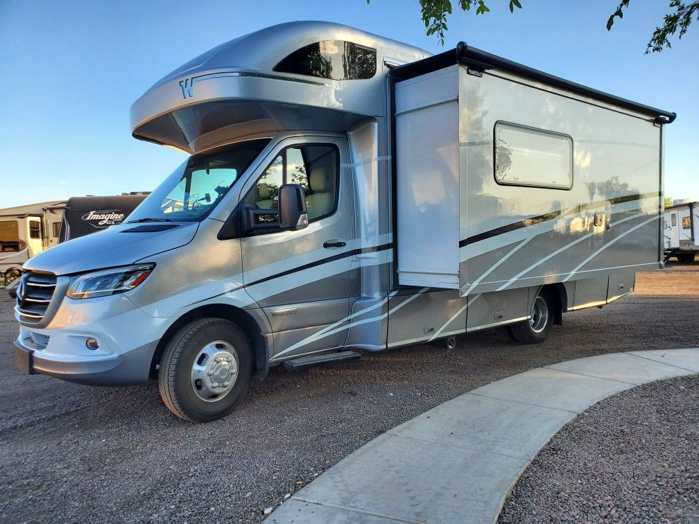 2022 Mercedes Class C luxury diesel RV motorhome super slide 24K