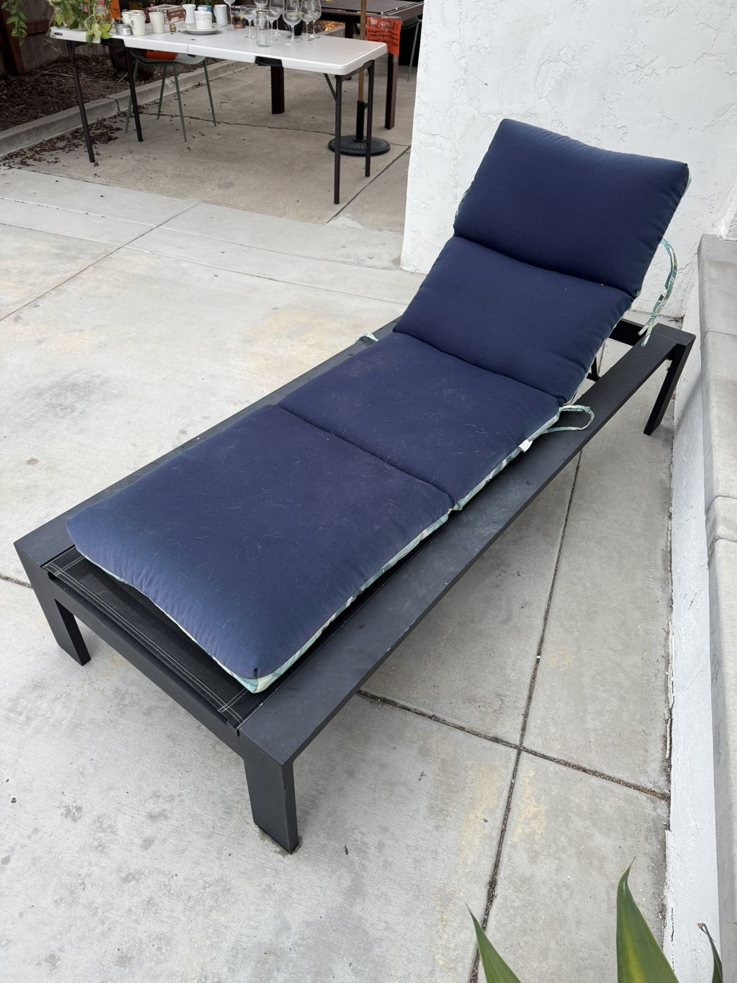 Adjustable Chaise Outdoor Lounge By Pottery Barn