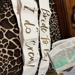 Bride Tribe Sashes 