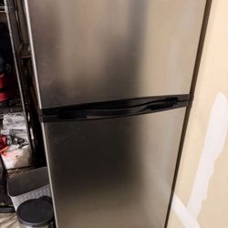 Haier Stainless Steel Mini Fridge & Freezer – Excellent Condition